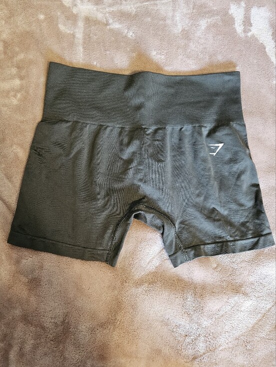 Gymshark Pants - Gymshark Everyday Seamless Shorts in Dark Olive Green